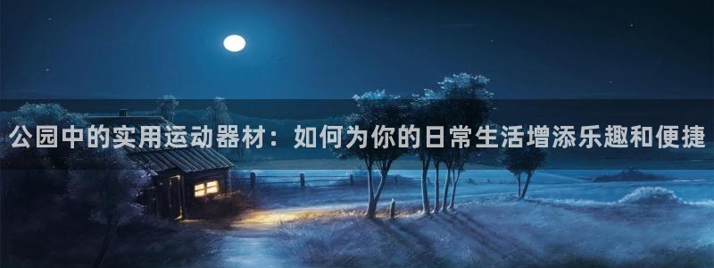xk星空体育官网下载平台注册：公园中的实用运动器材：